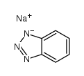 Sodium benzotriazolate Structure