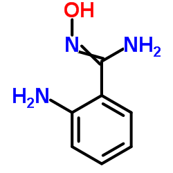 2-Amino-N'-hydroxybenzenecarboximidamide结构式