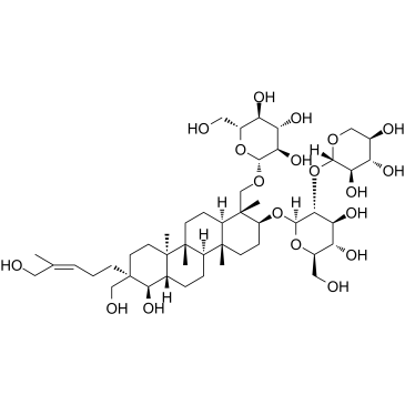 凤仙萜四醇苷G结构式