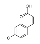 (2E)-3-(4-Chlorophenyl)acrylic acid Structure