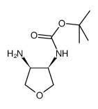 叔丁基((3R,4S)-4-氨基四氢呋喃-3-基)氨基甲酸酯图片