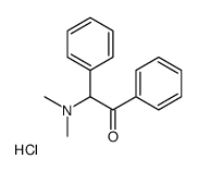 dimethyl-(2-oxo-1,2-diphenylethyl)azanium,chloride Structure