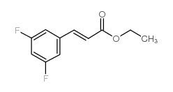 3-(3,5-二氟苯基)丙烯酸乙酯结构式