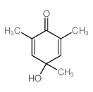2,5-Cyclohexadien-1-one,4-hydroxy-2,4,6-trimethyl-结构式