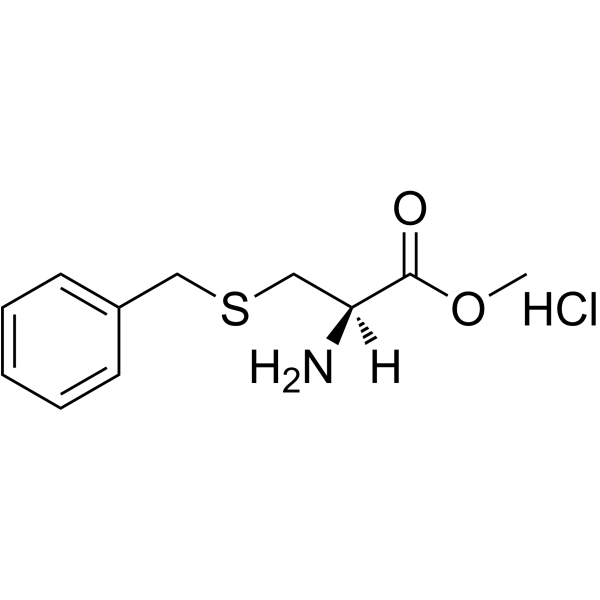S-苄基-L-半胱氨酸甲酯盐酸盐结构式
