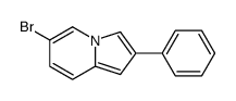 6-bromo-2-phenylindolizine Structure