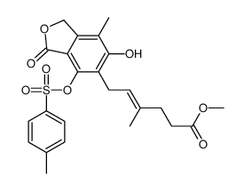 甲基6’-去甲基-4’-对甲苯磺酰基麦考酚酯结构式