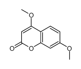 4,7-Dimethoxycoumarin结构式