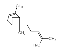 2,6-DIMETHYL-6-(4-METHYL-3-PENTENYL)BICYCLO[3.1.1]HEPT-2-ENE结构式