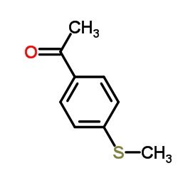 4-甲硫基苯乙酮结构式