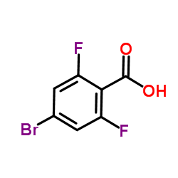 4-溴-2,6-二氟苯甲酸结构式