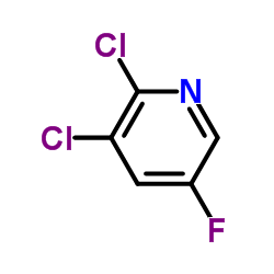 2,3-Dichloro-5-fluoropyridine Structure