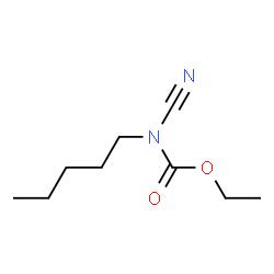 Carbamic acid,cyanopentyl-,ethyl ester (9CI) structure