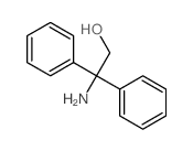 2-氨基-2,2-二苯基-1-乙醇结构式