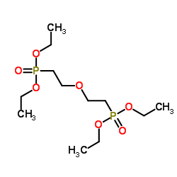 Tetraethyl (oxydi-2,1-ethanediyl)bis(phosphonate) Structure