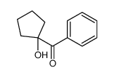 (1-hydroxycyclopentyl)-phenylmethanone结构式