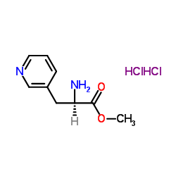 3-(3-吡啶基)-D-丙氨酸盐酸盐结构式