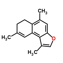 1,5,8-Trimethyl-6,7-dihydronaphtho[2,1-b]furan Structure