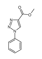 1-苯基-1H-1,2,3-三唑-4-羧酸甲酯结构式