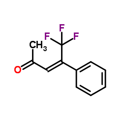 (Z)-5,5,5-trifluoro-4-phenylpent-3-en-2-one Structure