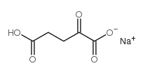 Alpha-Ketoglutaric acid sodium salt Structure