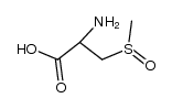 D-Alanine, 3-(methylsulfinyl)- (9CI) Structure