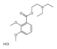 2-(Diethylamino)ethyl 2,3-dimethoxybenzoate hydrochloride (1:1)结构式