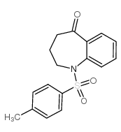 1-(甲苯-4-磺酰基)-1,2,3,4-四氢苯并[b]氮杂卓-5-酮结构式