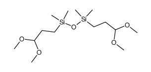 1,3-bis-(3,3-dimethoxy-propyl)-1,1,3,3-tetramethyl-disiloxane Structure