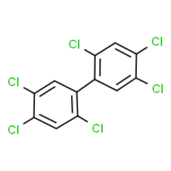 Hexachlorobiphenyl structure