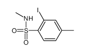 2-iodo-N,4-dimethylbenzenesulfonamide Structure
