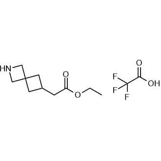 2-(2-氮杂螺环[3.3]庚烷-6-基)乙酸乙酯2,2,2-三氟乙酸乙酯结构式