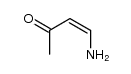 cis-1-amino-1-buten-3-one Structure