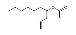 acetic acid-(1-hexyl-but-3-enyl ester) Structure