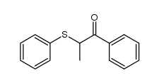 1-phenyl-2-(phenylthio)-1-propanone结构式