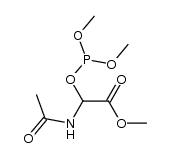 methyl 2-(acetylamino)-2-(dimethylphosphoryl) acetate Structure