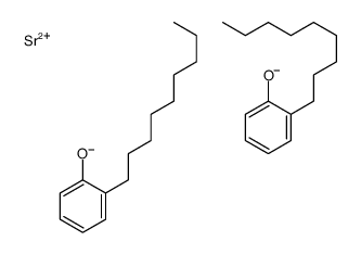 strontium bis(nonylphenolate) Structure