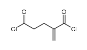 2-methylene-pentanedioyl chloride结构式