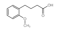 4-(2-甲氧基苯基)丁酸结构式