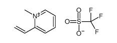 1-methyl-2-vinylpyridinium triflate Structure