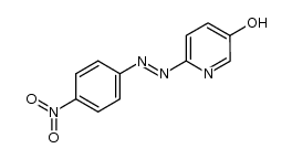 5-Hydroxy-2-(4-nitrophenylazo)pyridine Structure