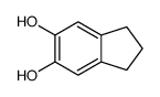 2,3-dihydro-1H-indene-5,6-diol结构式