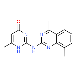 2-[(4,8-Dimethylquinazolin-2-yl)amino]-6-methylpyrimidin-4(3H)-one Structure
