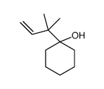 1-(2-methylbut-3-en-2-yl)cyclohexan-1-ol结构式