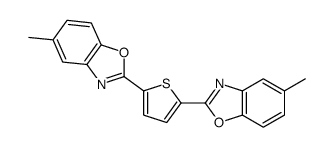 5-methyl-2-[5-(5-methyl-1,3-benzoxazol-2-yl)thiophen-2-yl]-1,3-benzoxazole结构式