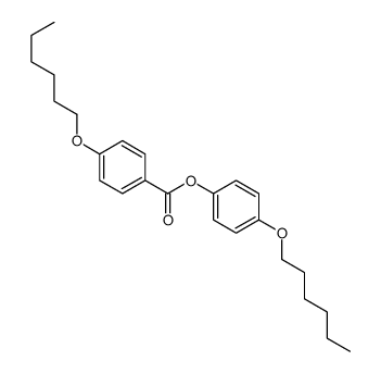 (4-hexoxyphenyl) 4-hexoxybenzoate Structure