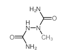 1-(carbamoylamino)-1-methyl-urea Structure