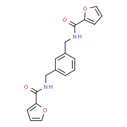 N,N'-(1,3-Phenylenebis(methylene))bis(furan-2-carboxamide) Structure