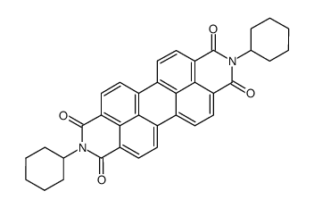 N、 N'-二环己基苝-3,4:9,10-四羧酸双酰亚胺结构式
