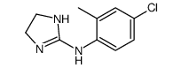 N-(4-chloro-2-methylphenyl)-4,5-dihydro-1H-imidazol-2-amine Structure